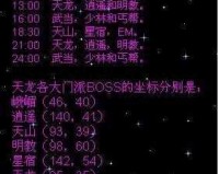 问剑OL世界BOSS出现时间以及地点大盘点